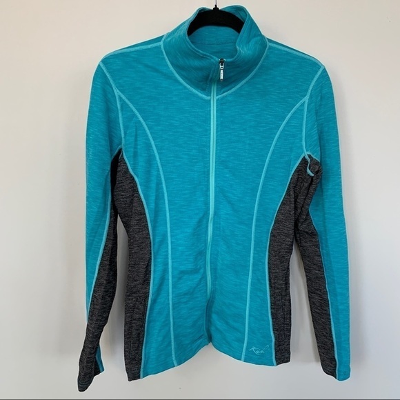 Kuhl Teal & Black Full Zip Jacket Size S - Picture 1 of 10